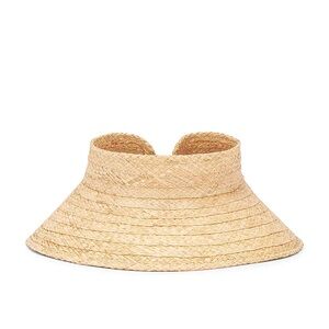 Hat Attack Natural Straw Sun Visor